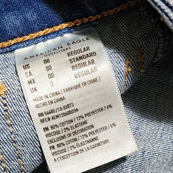 American Eagle Outfitters Hi-Rise Jeans Mini skirt - Picture 6 of 8